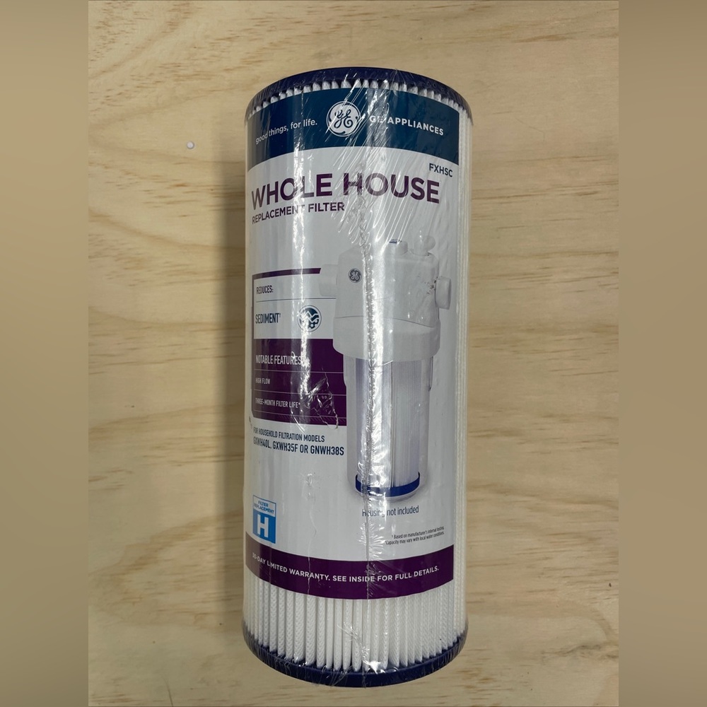 GE FXHSC High Flow Household Replacement Water Filter Brand New Sealed